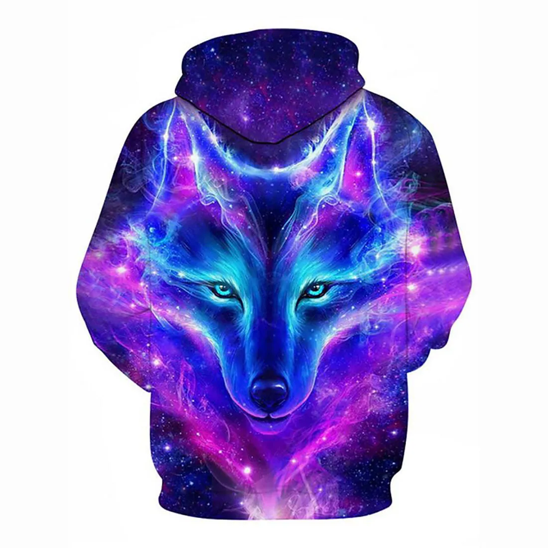 3D Printed Basic Hoodie - Hooded Wolves Animal Pullover