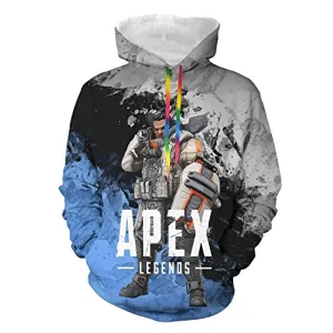 Apex Legends Hoodies - Gibraltar Fashion 3D Print Drawsrting Pullover Gaming Hoodie