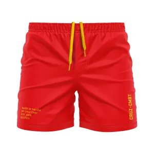 Base Collection men's FC shorts, red/athl.gold