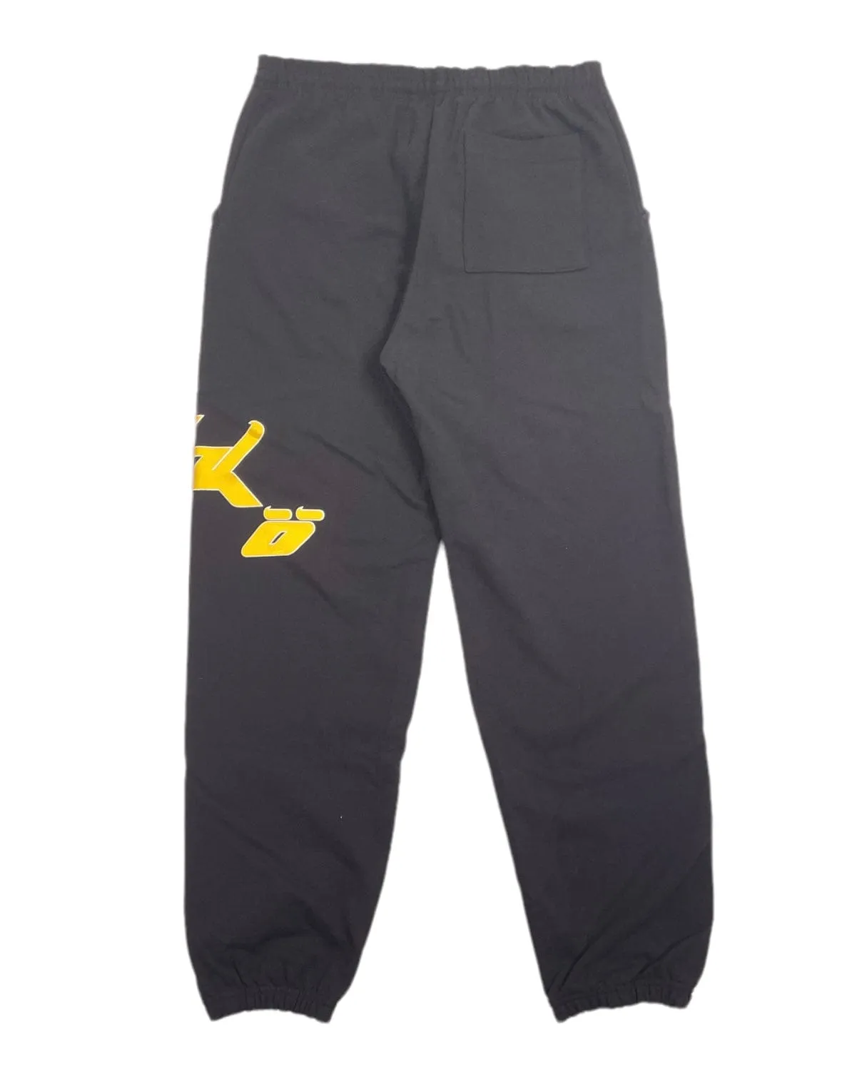 BornFromPain Sicko Showroom Sweatpants Black Yellow