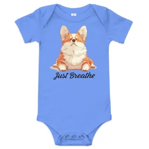 Corgi baby yoga onesie Corgi baby yoga onesie