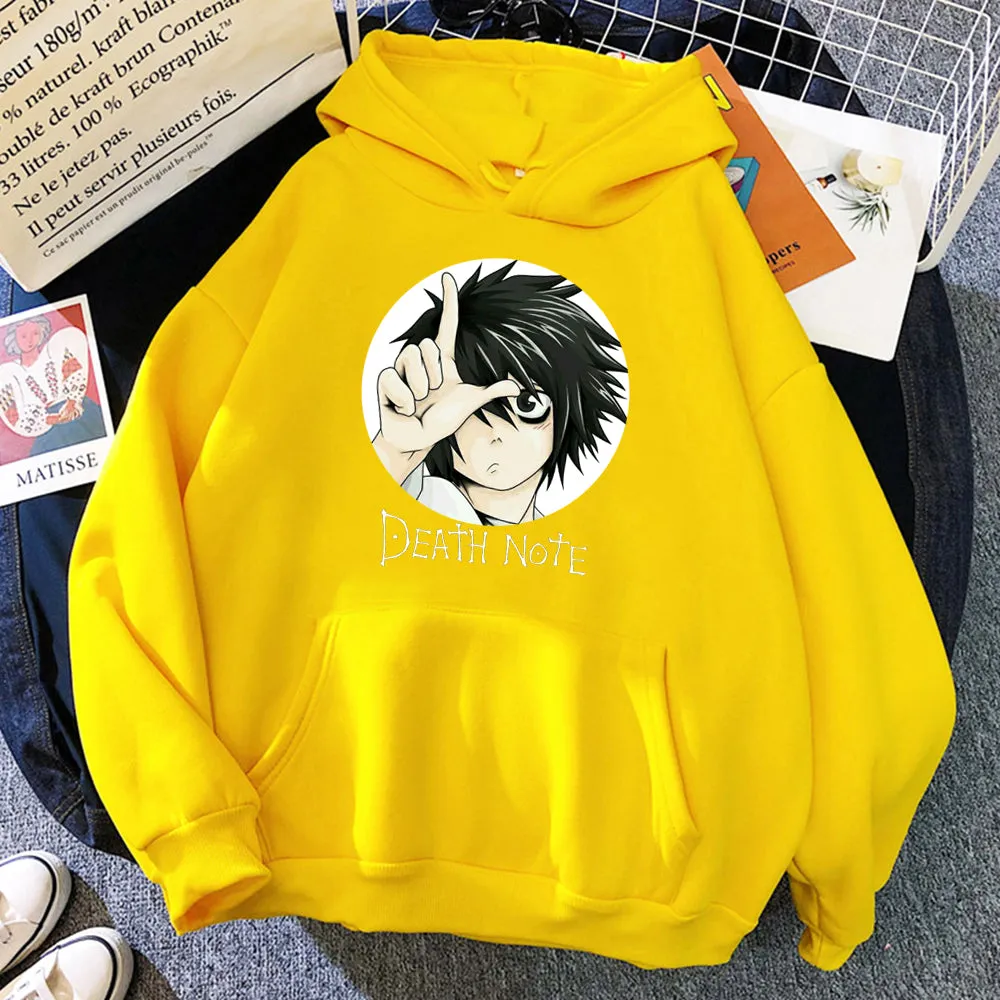 Death Note Anime Sweatshirt 2022 Autumn Warm Clothes