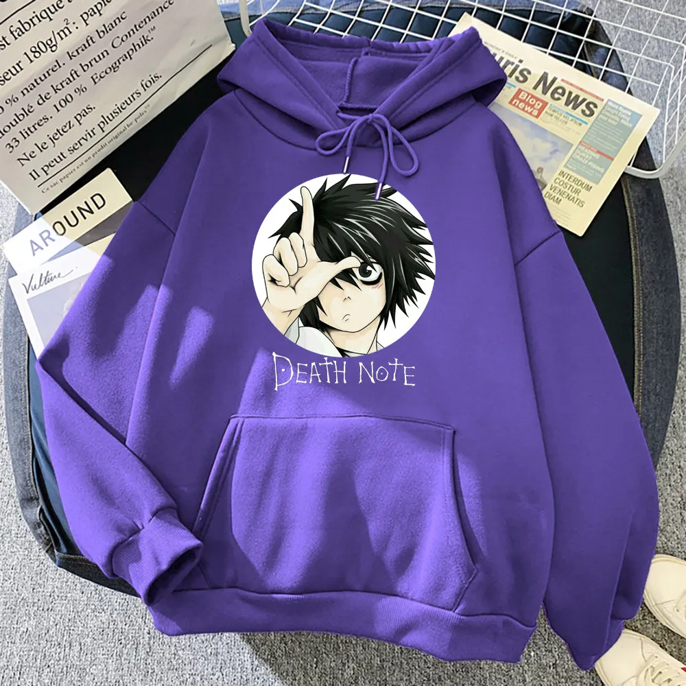 Death Note Anime Sweatshirt 2022 Autumn Warm Clothes