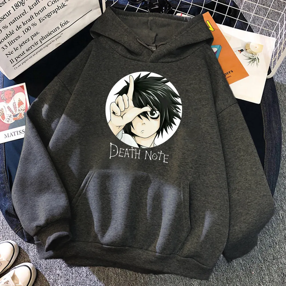 Death Note Anime Sweatshirt 2022 Autumn Warm Clothes