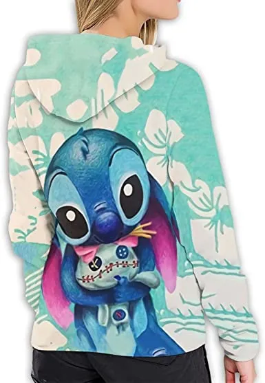 Girls lilo and Stitch Hoodie Pullover Sweatshirt