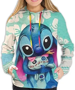 Girls lilo and Stitch Hoodie Pullover Sweatshirt Girls lilo and Stitch Hoodie Pullover Sweatshirt