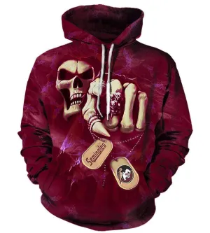 God Florida State Seminoles Hoodies - Pullover Red Hoodie God Florida State Seminoles Hoodies - Pullover Red Hoodie