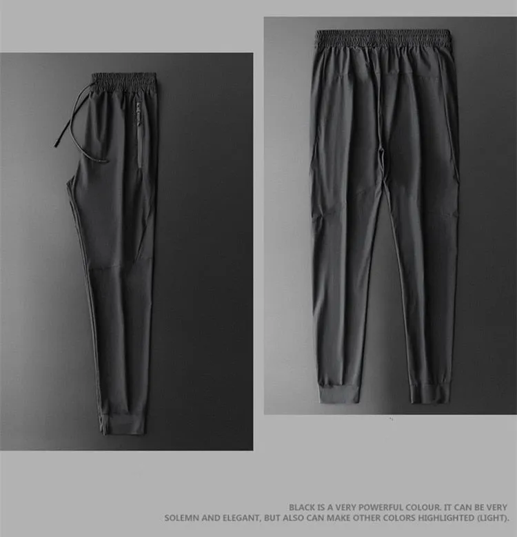 Men Sports Running Track Pants Pockets Football Jerseys Soccer Training Sports Sweatpants Elasticity Legging jogging Gym Trousers