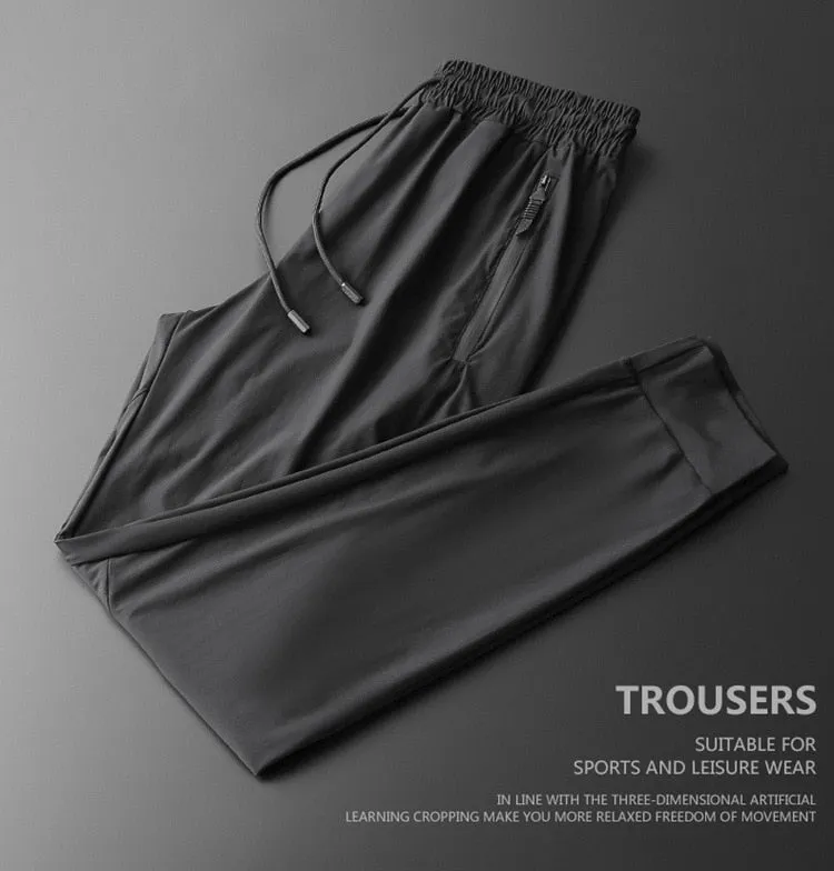 Men Sports Running Track Pants Pockets Football Jerseys Soccer Training Sports Sweatpants Elasticity Legging jogging Gym Trousers
