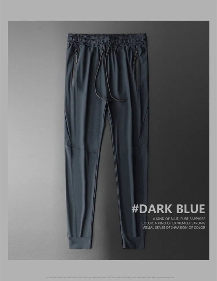 Men Sports Running Track Pants Pockets Football Jerseys Soccer Training Sports Sweatpants Elasticity Legging jogging Gym Trousers