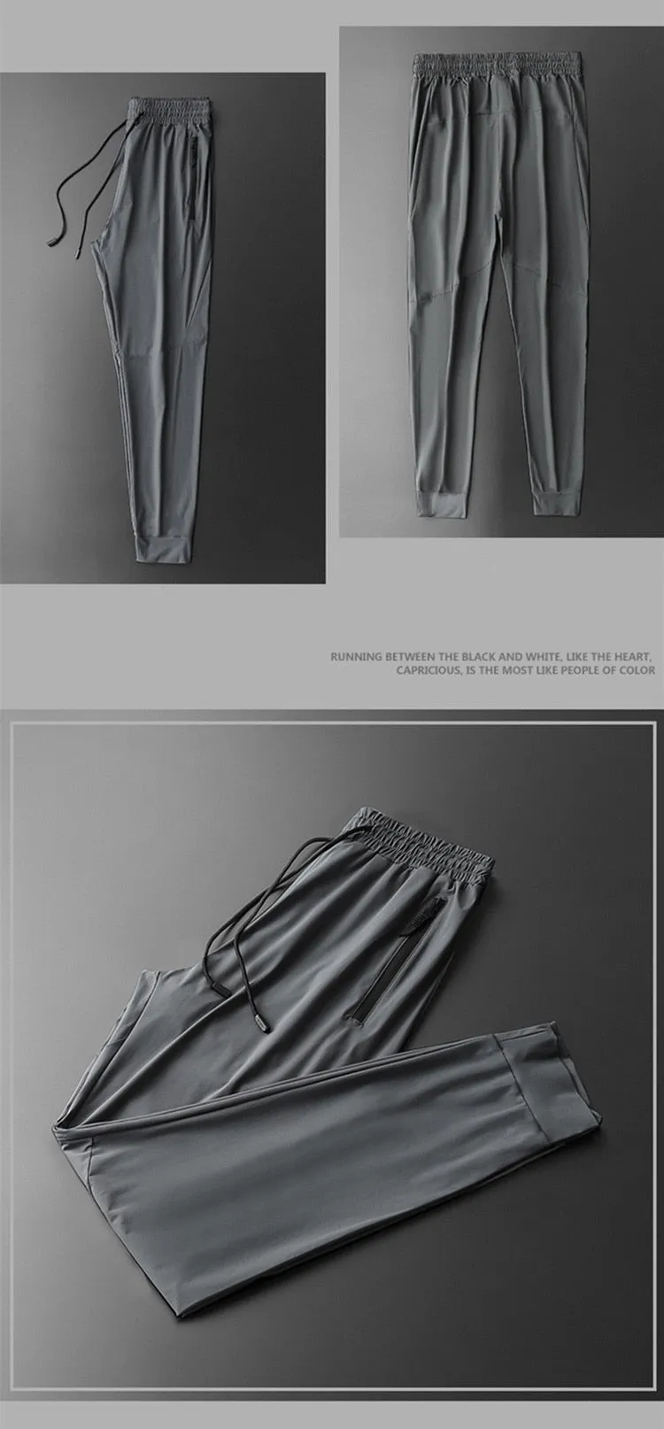 Men Sports Running Track Pants Pockets Football Jerseys Soccer Training Sports Sweatpants Elasticity Legging jogging Gym Trousers
