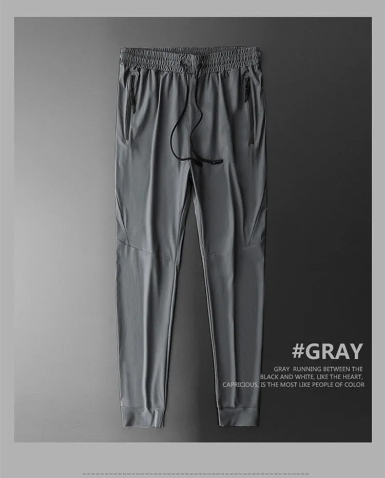 Men Sports Running Track Pants Pockets Football Jerseys Soccer Training Sports Sweatpants Elasticity Legging jogging Gym Trousers