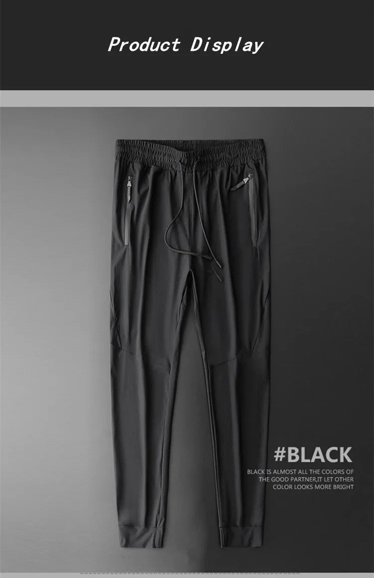 Men Sports Running Track Pants Pockets Football Jerseys Soccer Training Sports Sweatpants Elasticity Legging jogging Gym Trousers