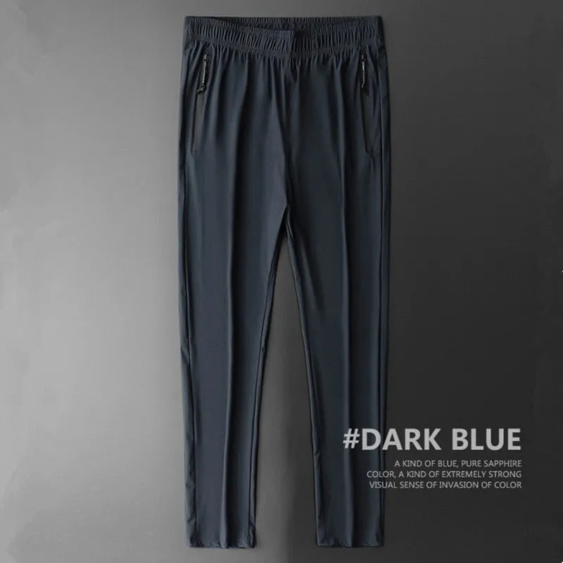 Men Sports Running Track Pants Pockets Football Jerseys Soccer Training Sports Sweatpants Elasticity Legging jogging Gym Trousers