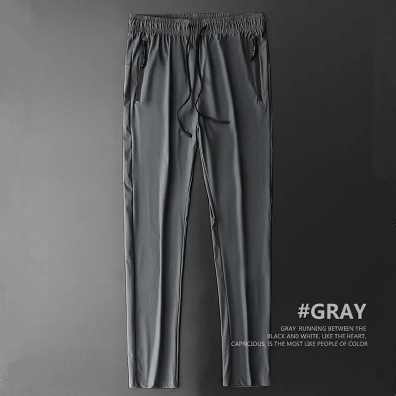 Men Sports Running Track Pants Pockets Football Jerseys Soccer Training Sports Sweatpants Elasticity Legging jogging Gym Trousers