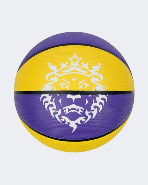 Nike Playground 8P 2.0 Lebron James Men Basketball Ball Yellow/Purple