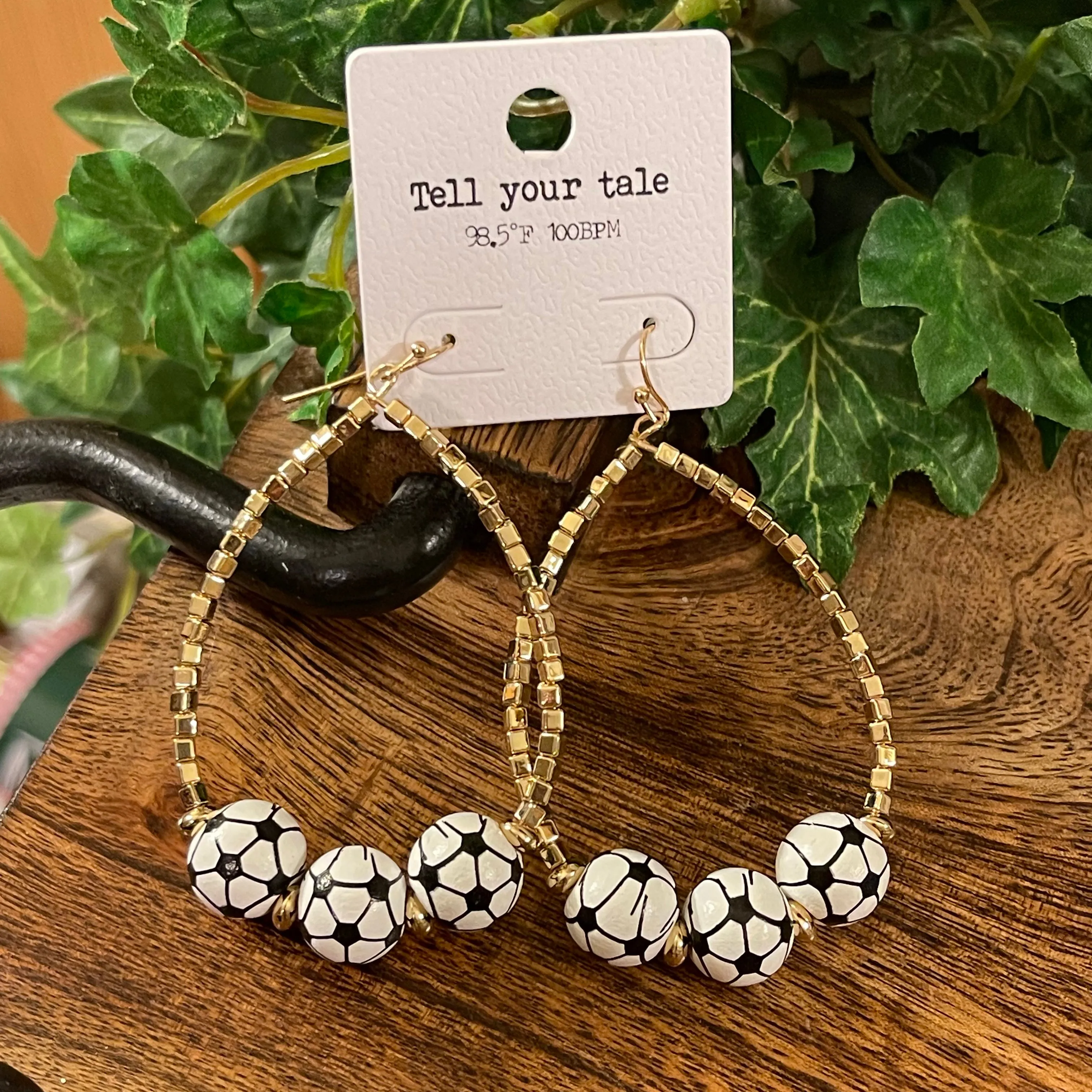 Rhinestone Encrusted Soccer Bolo Bracelet