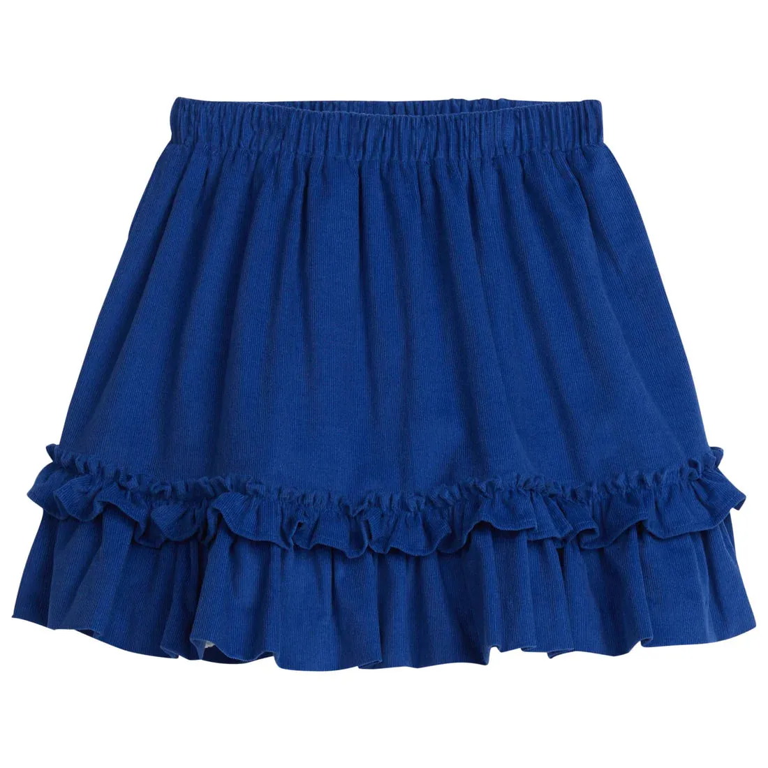 Royal Corduroy Flounce Skirt