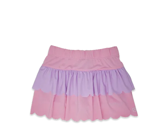Sally Tier Skort - Pink/Lavender