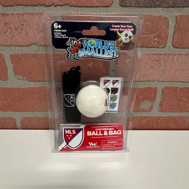 Toy - World's Smallest Toy Major League Soccer Ball And Bag