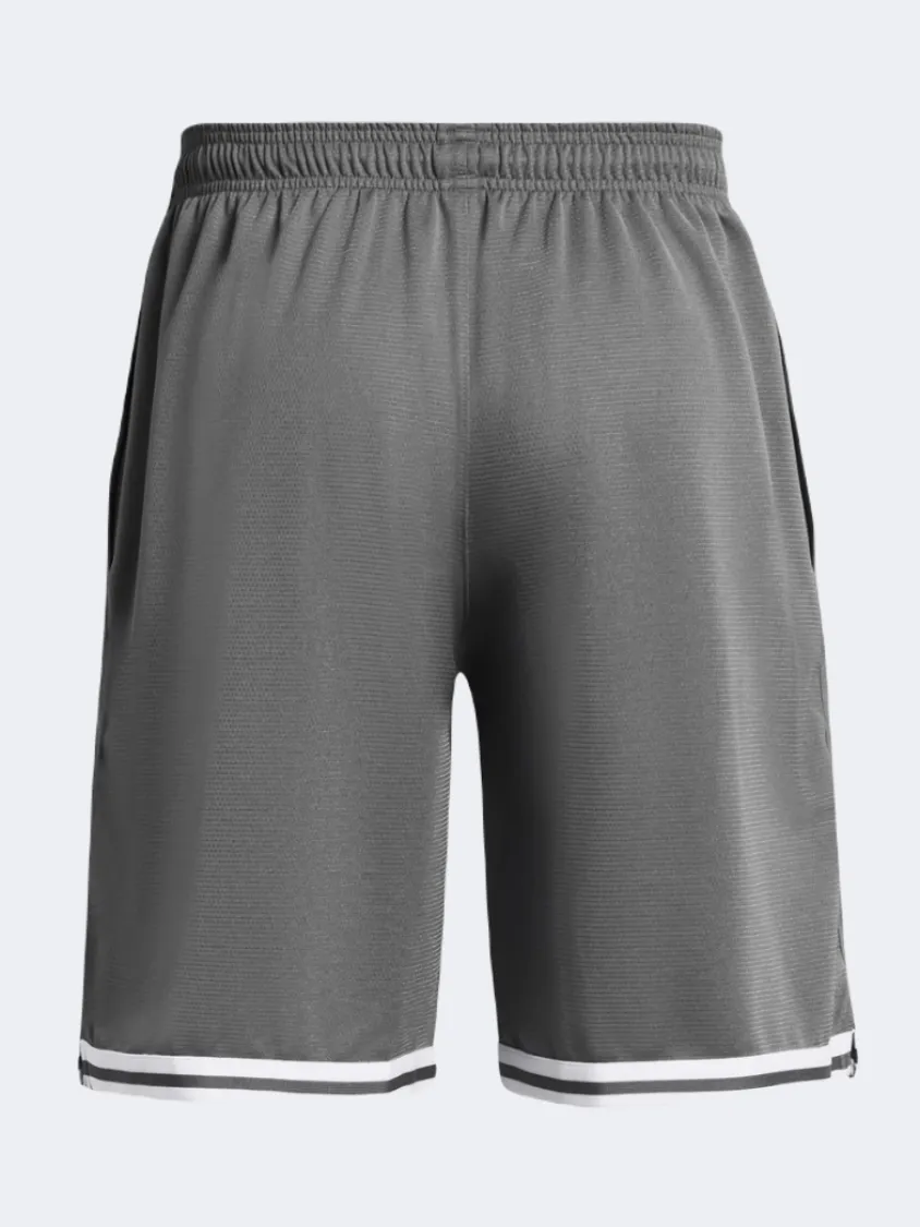 Under Armour Perimeter Men Basketball Short Castlerock/White