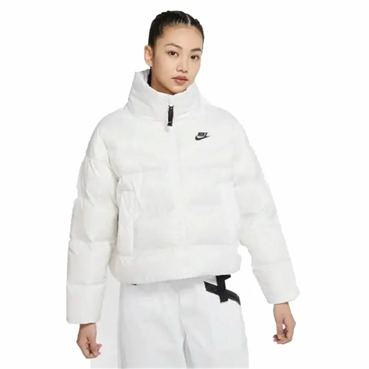 Women'S Sports Jacket Nike Therma-Fit City Series White